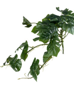 Alternative view of GloboStar® Artificial Garden HANGING MONSTERA 20600 - Τεχνητό Διακοσμητικό Κρεμαστό Φυτό Μονστέρα Μ28 x Π30 x Υ50cm