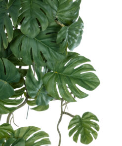 Alternative view of GloboStar® Artificial Garden MONSTERA HANGING PLANT 20605 - Τεχνητό Διακοσμητικό Κρεμαστό Φυτό Μονστέρα Υ45cm