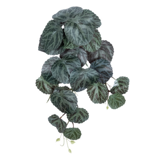 GloboStar® GloboStar® Artificial Garden BEGONIA HANGING PLANT 20610 Τεχνητό Διακοσμητικό Κρεμαστό Φυτό Βιγόνια Υ45cm