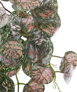 Alternative view of GloboStar® Artificial Garden POLKA HANGING PLANT 20612 Τεχνητό Διακοσμητικό Κρεμαστό Φυτό Πόλκα Υ45cm