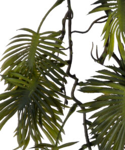 Alternative view of GloboStar® Artificial Garden HANGING FERN 20614 Τεχνητό Διακοσμητικό Κρεμαστό Φυτό Φτέρη Μ30 x Π10 x Υ90cm