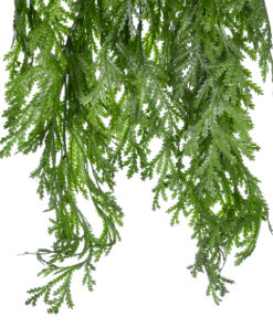 Alternative view of GloboStar® Artificial Garden THUJA HANGING BRANCH 20616 Τεχνητό Κρεμαστό Διακοσμητικό Κρεμαστό κλαδί Τούγιας  Y82cm Σετ 2 τεμαχίων