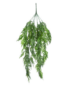 GloboStar® GloboStar® Artificial Garden  CARAWAY HANGING BRANCH 20617 Τεχνητό Κρεμαστό Διακοσμητικό Κρεμαστό κλαδί Κυμινο  Y80cm Σετ 2 τεμαχίων