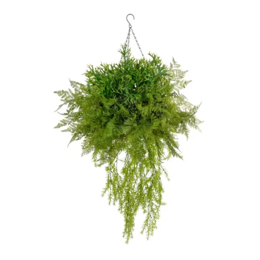 GloboStar® GloboStar® Artificial Garden BOUQUET VARIOUS HANGING PLANT 20625 Τεχνητό Κρεμαστό Διακοσμητικό Φυτό Μιξ Μ75 x Π75 x Y100cm