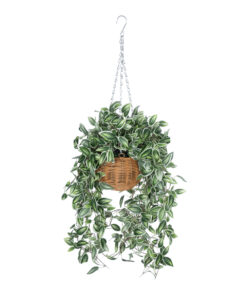 GloboStar® GloboStar® Artificial Garden GOLDEN BELL WILLOW HANGING PLANT 20627 Τεχνητό Κρεμαστό Διακοσμητικό Φυτό Ιτίας  Y80cm