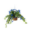 GloboStar® GloboStar® Artificial Garden MORNING GLORY HANGING PLANT 20636 Τεχνητό Κρεμαστό Διακοσμητικό Φυτό Ορτανσίας Y55cm
