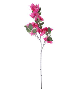 GloboStar® GloboStar® Artificial Garden BOUGAUVILLEA BRANCH 20643 Τεχνητό Διακοσμητικό Κλαδί Μπουκανβίλιας Φουξ Y80cm