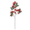 GloboStar® GloboStar® Artificial Garden BOUGAUVILLEA BRANCH 20645 Τεχνητό Διακοσμητικό Κλαδί Μπουκανβίλιας Κόκκινο Κεραμιδί Y80cm