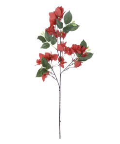 GloboStar® GloboStar® Artificial Garden BOUGAUVILLEA BRANCH 20645 Τεχνητό Διακοσμητικό Κλαδί Μπουκανβίλιας Κόκκινο Κεραμιδί Y80cm