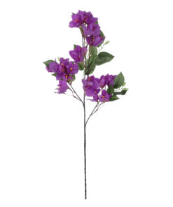 GloboStar® GloboStar® Artificial Garden BOUGAUVILLEA BRANCH 20646 Τεχνητό Διακοσμητικό Κλαδί Μπουκανβίλιας Μωβ Y80cm