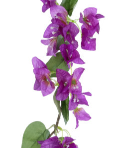 Alternative view of GloboStar® Artificial Garden BOUGAUVILLEA BRANCH 20654 Τεχνητό Διακοσμητικό Κλαδί Μπουκανβίλιας Μωβ Y80cm
