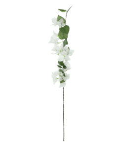 GloboStar® GloboStar® Artificial Garden BOUGAUVILLEA BRANCH 20657 Τεχνητό Διακοσμητικό Κλαδί Μπουκανβίλιας Λευκή Y80cm