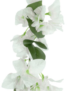 Alternative view of GloboStar® Artificial Garden BOUGAUVILLEA BRANCH 20657 Τεχνητό Διακοσμητικό Κλαδί Μπουκανβίλιας Λευκή Y80cm