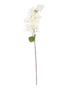 GloboStar® GloboStar® Artificial Garden BOUGAUVILLEA BRANCH 20659 Τεχνητό Διακοσμητικό Κλαδί Μπουκανβίλιας Λευκή Y80cm