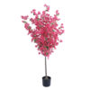 GloboStar® GloboStar® Artificial Garden BOUGANVILLEA 20664 Τεχνητό Διακοσμητικό Φυτό με Ανθη Μπουκανβίλιας Φουξ Υ150cm