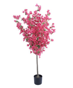 GloboStar® GloboStar® Artificial Garden BOUGANVILLEA 20664 Τεχνητό Διακοσμητικό Φυτό με Ανθη Μπουκανβίλιας Φουξ Υ150cm