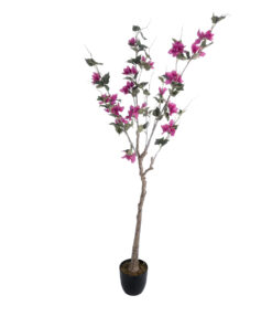 GloboStar® GloboStar® Artificial Garden BOUGAUVILLEA 20675 Τεχνητό Διακοσμητικό Φυτό με Ανθη Μπουκανβίλιας Φουξ Υ150cm