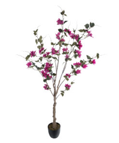 GloboStar® GloboStar® Artificial Garden BOUGAUVILLEA 20676 Τεχνητό Διακοσμητικό Φυτό με Ανθη Μπουκανβίλιας Φουξ Υ180cm