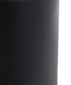 GloboStar® Artificial Garden PUEBLA 20698 Διακοσμητικό Πολυεστερικό Τσιμεντένιο Κασπώ Γλάστρα - Flower Pot Μαύρο Φ41 x Υ46cm 17 20698 8