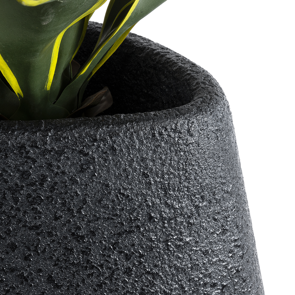 GloboStar® Artificial Garden CHLOE 20709 Επιδαπέδιο Πολυεστερικό Τσιμεντένιο Κασπώ Γλάστρα - Flower Pot Μαύρο Μ45 x Π49 x Υ90cm 8 GloboStar® Artificial Garden CHLOE 20709 Επιδαπέδιο Πολυεστερικό Τσιμεντένιο Κασπώ Γλάστρα - Flower Pot Μαύρο Μ45 x Π49 x Υ90cm - Image 6