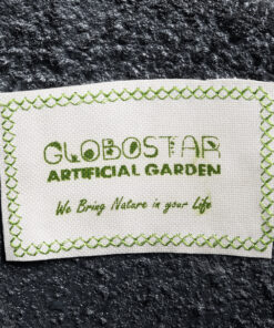 GloboStar® Artificial Garden CHLOE 20709 Επιδαπέδιο Πολυεστερικό Τσιμεντένιο Κασπώ Γλάστρα - Flower Pot Μαύρο Μ45 x Π49 x Υ90cm 19 20709 9
