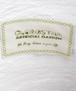 GloboStar® Artificial Garden MALVEN 20710 Επιδαπέδιο Πολυεστερικό Τσιμεντένιο Κασπώ Γλάστρα - Flower Pot Λευκό Φ31 x Υ28cm 20 20710 9