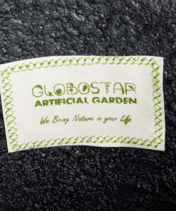 GloboStar® Artificial Garden OLYMPIA 20718 Επιδαπέδιο Πολυεστερικό Τσιμεντένιο Κασπώ Γλάστρα - Flower Pot Μαύρο Φ55 x Υ90cm 19 20718 9