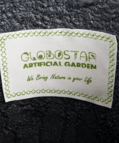 GloboStar® Artificial Garden JAKLIN 20723 Επιδαπέδιο Πολυεστερικό Τσιμεντένιο Κασπώ Γλάστρα - Flower Pot Μαύρο Φ34 x Υ62cm 19 20723 9