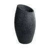 GloboStar® Artificial Garden MESTRE 20731 Επιδαπέδιο Πολυεστερικό Τσιμεντένιο Κασπώ Γλάστρα - Flower Pot Μαύρο Φ50 x Υ90cm 2 GloboStar® GloboStar® Artificial Garden MESTRE 20731 Επιδαπέδιο Πολυεστερικό Τσιμεντένιο Κασπώ Γλάστρα - Flower Pot Μαύρο Φ50 x Υ90cm