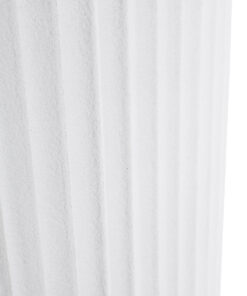 GloboStar® Artificial Garden MARSALA 20735 Επιδαπέδιο Πολυεστερικό Τσιμεντένιο Κασπώ Γλάστρα - Flower Pot Λευκό Φ41 x Υ120cm 18 20735 8