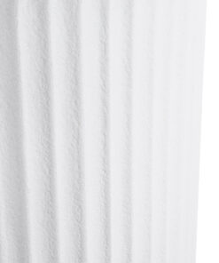 GloboStar® Artificial Garden MARSALA 20736 Επιδαπέδιο Πολυεστερικό Τσιμεντένιο Κασπώ Γλάστρα - Flower Pot Λευκό Φ41 x Υ90cm 18 20736 8