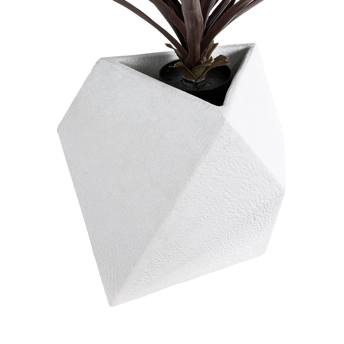 GloboStar® Artificial Garden ALBEROBELLO 20737 Επιδαπέδιο Πολυεστερικό Τσιμεντένιο Κασπώ Γλάστρα - Flower Pot Λευκό Μ50 x Π30 x Υ50cm 5 GloboStar® Artificial Garden ALBEROBELLO 20737 Επιδαπέδιο Πολυεστερικό Τσιμεντένιο Κασπώ Γλάστρα - Flower Pot Λευκό Μ50 x Π30 x Υ50cm - Image 3