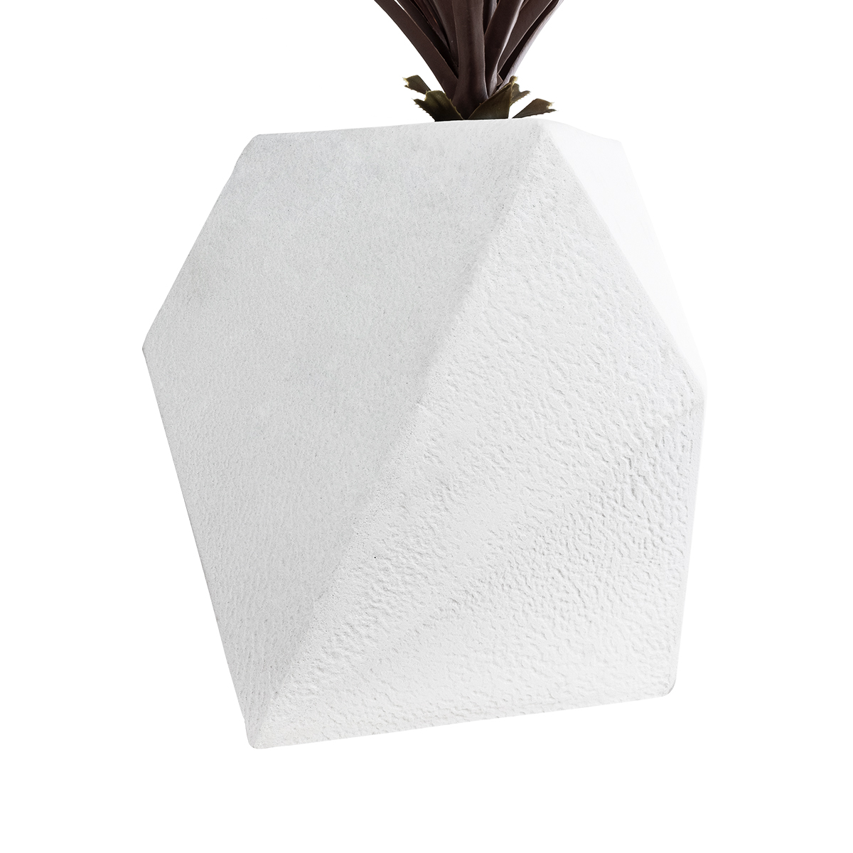 GloboStar® Artificial Garden ALBEROBELLO 20737 Επιδαπέδιο Πολυεστερικό Τσιμεντένιο Κασπώ Γλάστρα - Flower Pot Λευκό Μ50 x Π30 x Υ50cm 6 GloboStar® Artificial Garden ALBEROBELLO 20737 Επιδαπέδιο Πολυεστερικό Τσιμεντένιο Κασπώ Γλάστρα - Flower Pot Λευκό Μ50 x Π30 x Υ50cm - Image 4