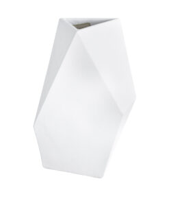 GloboStar® GloboStar® Artificial Garden ALBEROBELLO 20738 Επιδαπέδιο Πολυεστερικό Τσιμεντένιο Κασπώ Γλάστρα - Flower Pot Λευκό Μ58 x Π30 x Υ90cm