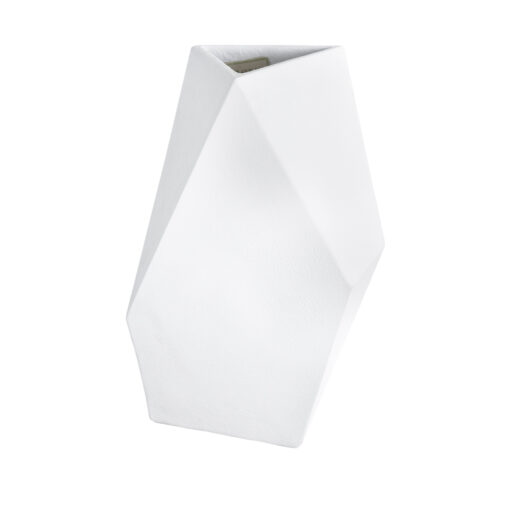 GloboStar® GloboStar® Artificial Garden ALBEROBELLO 20738 Επιδαπέδιο Πολυεστερικό Τσιμεντένιο Κασπώ Γλάστρα - Flower Pot Λευκό Μ58 x Π30 x Υ90cm