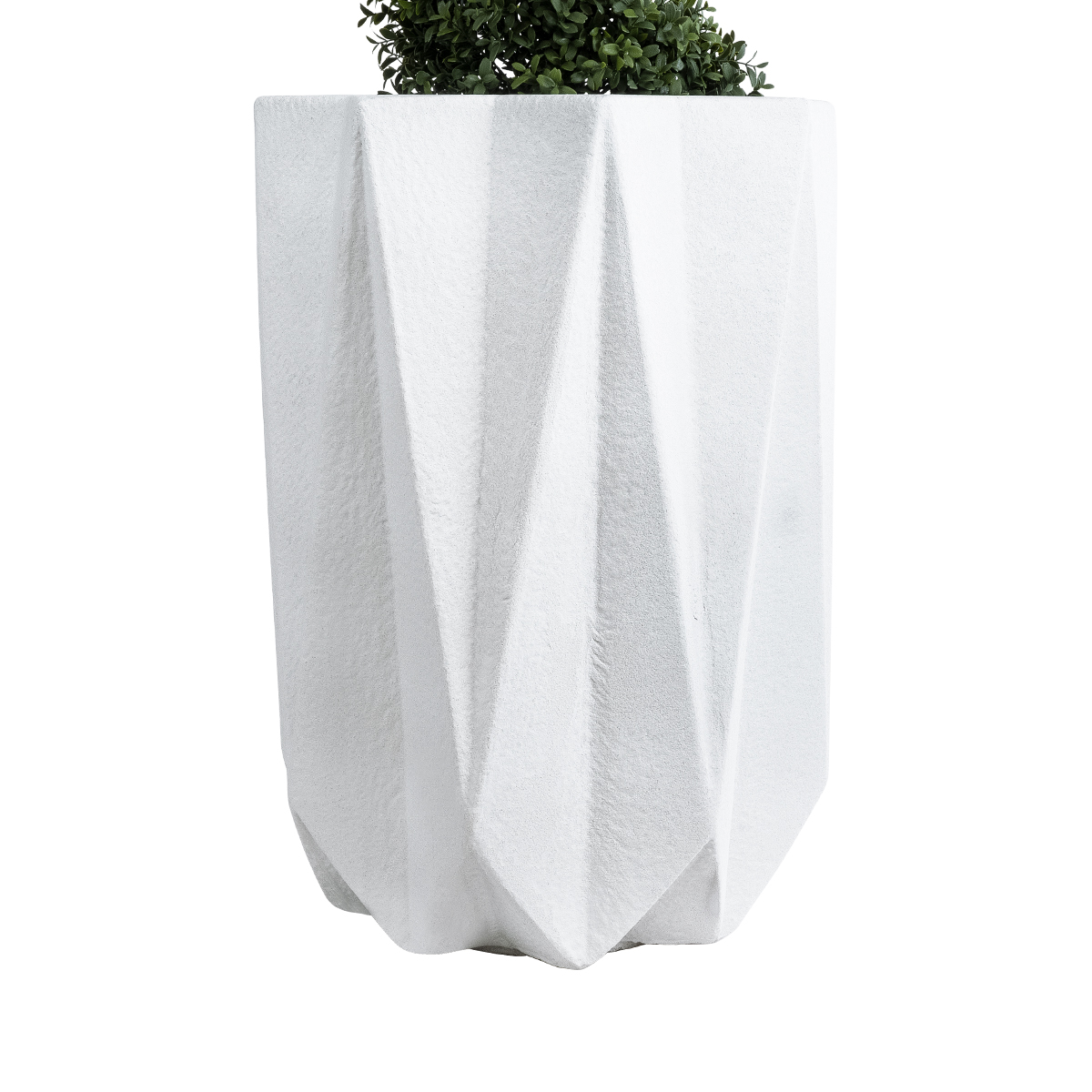 GloboStar® Artificial Garden PADOVA 20740 Επιδαπέδιο Πολυεστερικό Τσιμεντένιο Κασπώ Γλάστρα - Flower Pot Λευκό Φ46 x Υ67cm 6 GloboStar® Artificial Garden PADOVA 20740 Επιδαπέδιο Πολυεστερικό Τσιμεντένιο Κασπώ Γλάστρα - Flower Pot Λευκό Φ46 x Υ67cm - Image 4