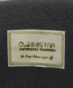 GloboStar® Artificial Garden FLORENCE 20751 Επιδαπέδιο Πολυεστερικό Τσιμεντένιο Κασπώ Γλάστρα - Flower Pot Γκρι Μ130 x Π90 x Υ48cm 20 20751 9