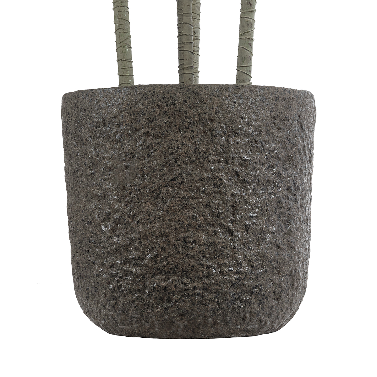 GloboStar® Artificial Garden LUCCA 20755 Επιδαπέδιο Πολυεστερικό Τσιμεντένιο Κασπώ Γλάστρα - Flower Pot Καφέ Φ25 x Υ23cm 6 GloboStar® Artificial Garden LUCCA 20755 Επιδαπέδιο Πολυεστερικό Τσιμεντένιο Κασπώ Γλάστρα - Flower Pot Καφέ Φ25 x Υ23cm - Image 4