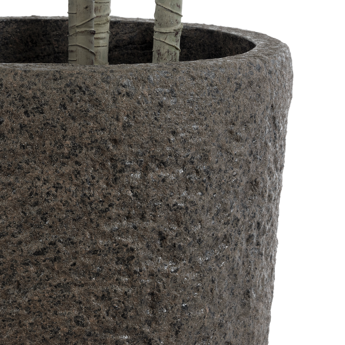 GloboStar® Artificial Garden LUCCA 20755 Επιδαπέδιο Πολυεστερικό Τσιμεντένιο Κασπώ Γλάστρα - Flower Pot Καφέ Φ25 x Υ23cm 8 GloboStar® Artificial Garden LUCCA 20755 Επιδαπέδιο Πολυεστερικό Τσιμεντένιο Κασπώ Γλάστρα - Flower Pot Καφέ Φ25 x Υ23cm - Image 6