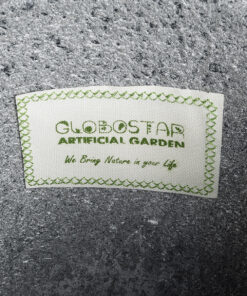 GloboStar® Artificial Garden RONDA 20760 Επιδαπέδιο Πολυεστερικό Τσιμεντένιο Κασπώ Γλάστρα - Flower Pot Γκρι Μ54 x Π48 x Υ104cm 19 20760 9