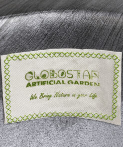 GloboStar® Artificial Garden PISA 20761 Επιδαπέδιο Πολυεστερικό Τσιμεντένιο Κασπώ Γλάστρα - Flower Pot Γκρι Ανθρακί Φ36 x Υ60cm 19 20761 9