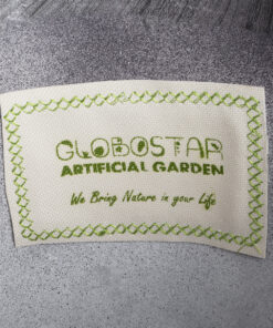 GloboStar® Artificial Garden PISA 20762 Επιδαπέδιο Πολυεστερικό Τσιμεντένιο Κασπώ Γλάστρα - Flower Pot Γκρι Ανθρακί Φ36 x Υ120cm 19 20762 9