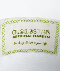 GloboStar® Artificial Garden ORIENTE 20768 Επιδαπέδιο Πολυεστερικό Τσιμεντένιο Κασπώ Γλάστρα - Flower Pot Λευκό Φ35 x Υ65cm 19 20768 9
