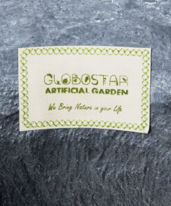 GloboStar® Artificial Garden ALCAZAR 20777 Επιδαπέδιο Πολυεστερικό Τσιμεντένιο Κασπώ Γλάστρα - Flower Pot Γκρι Φ51 x Υ71cm 19 20777 9