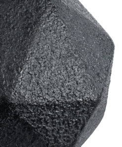 GloboStar® Artificial Garden CARNABY 20780 Επιδαπέδιο Πολυεστερικό Τσιμεντένιο Κασπώ Γλάστρα - Flower Pot Μαύρο Μ30 x Π30 x Υ30cm 17 20780 8