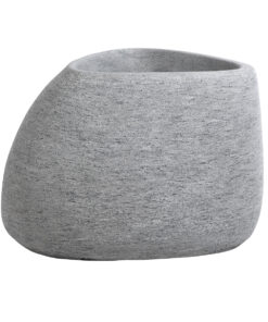 GloboStar® GloboStar® Artificial Garden OXFORD 20794 Επιδαπέδιο Πολυεστερικό Τσιμεντένιο Κασπώ Γλάστρα - Flower Pot Γκρι Μ60 x Π55 x Υ43cm