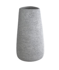 GloboStar® GloboStar® Artificial Garden OXFORD 20795 Επιδαπέδιο Πολυεστερικό Τσιμεντένιο Κασπώ Γλάστρα - Flower Pot Γκρι Μ45 x Π49 x Υ90cm