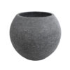 GloboStar® GloboStar® Artificial Garden COLUMBIA 20798 Επιδαπέδιο Πολυεστερικό Τσιμεντένιο Κασπώ Γλάστρα - Flower Pot Γκρι Φ60 x Υ51cm