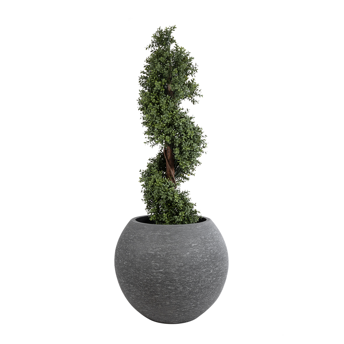 GloboStar® Artificial Garden COLUMBIA 20798 Επιδαπέδιο Πολυεστερικό Τσιμεντένιο Κασπώ Γλάστρα - Flower Pot Γκρι Φ60 x Υ51cm 7 GloboStar® Artificial Garden COLUMBIA 20798 Επιδαπέδιο Πολυεστερικό Τσιμεντένιο Κασπώ Γλάστρα - Flower Pot Γκρι Φ60 x Υ51cm - Image 5