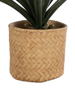 Alternative view of GloboStar® Artificial Garden MEDRANO 20799 ΣΕΤ 2 Διακοσμητικά Πολυεστερικά Τσιμεντένιά Κασπώ Γλάστρες - Flower Pots Μπεζ A:Φ25 x Υ23cm B:Φ25 x Υ23cm
